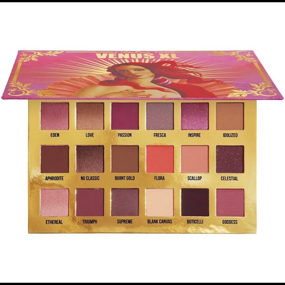 Lime Crime Venus XL Eye & Face Palette Matte & Metallic 16 Shades NEW